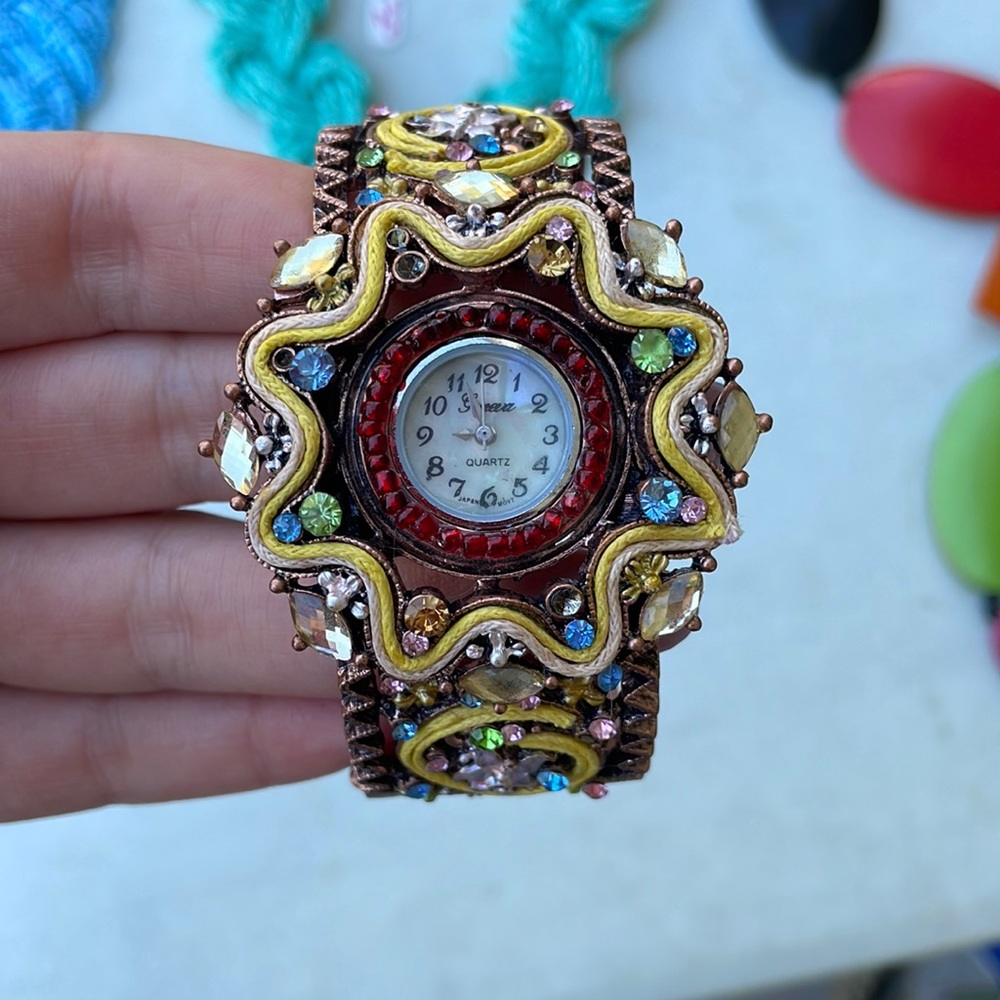 Clasp watch bracelet